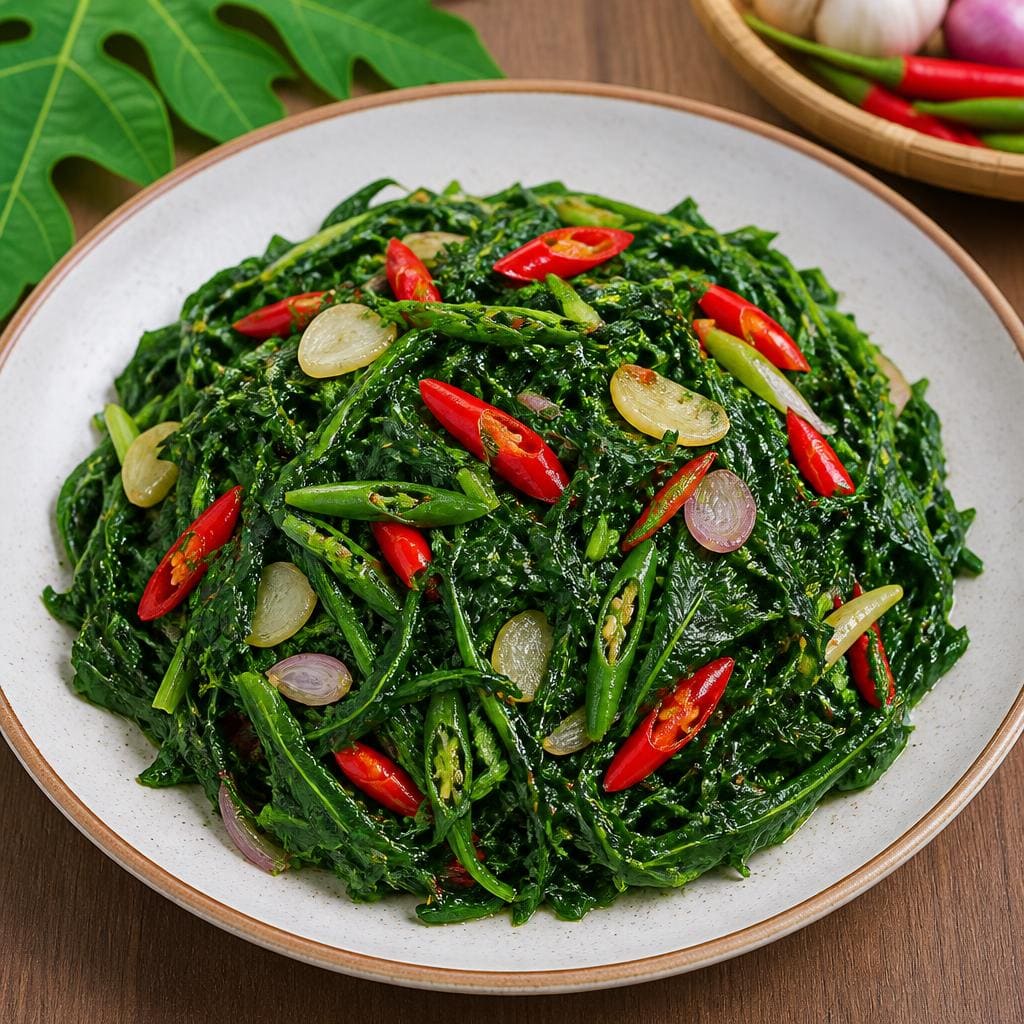 Tumis Daun Pepaya